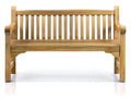 Panche da giardino - Legno di teak - 183 x 61 x 91 cm - Naturale - Stile classico con schienale a listelli